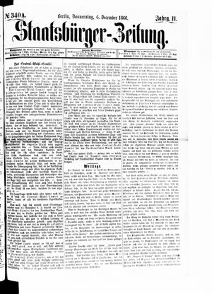 Staatsbürger-Zeitung vom 06.12.1866