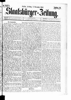 Staatsbürger-Zeitung vom 07.12.1866