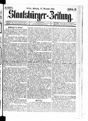 Staatsbürger-Zeitung vom 24.12.1866