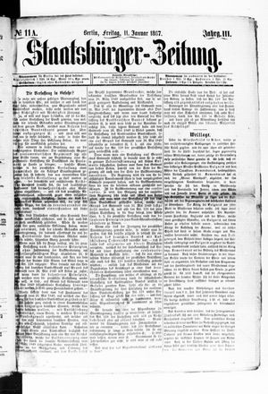 Staatsbürger-Zeitung vom 11.01.1867