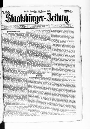 Staatsbürger-Zeitung on Jan 13, 1867