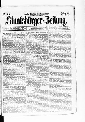 Staatsbürger-Zeitung vom 15.01.1867