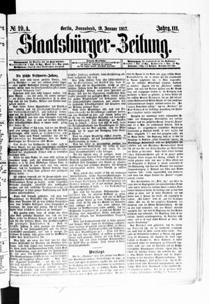Staatsbürger-Zeitung vom 19.01.1867