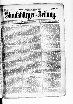 Staatsbürger-Zeitung on Jan 27, 1867