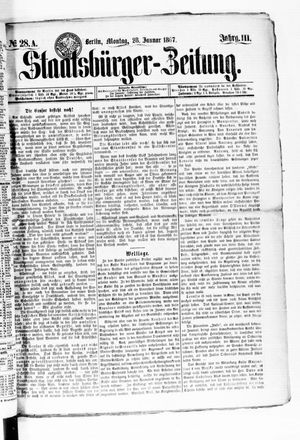 Staatsbürger-Zeitung vom 28.01.1867