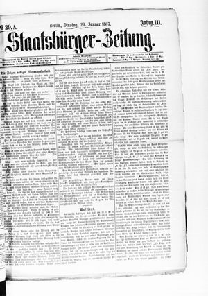 Staatsbürger-Zeitung on Jan 29, 1867