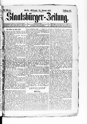 Staatsbürger-Zeitung on Jan 30, 1867