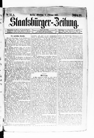 Staatsbürger-Zeitung vom 04.02.1867