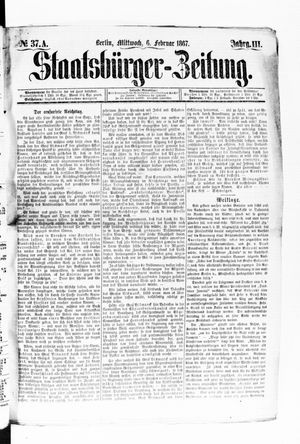 Staatsbürger-Zeitung on Feb 6, 1867