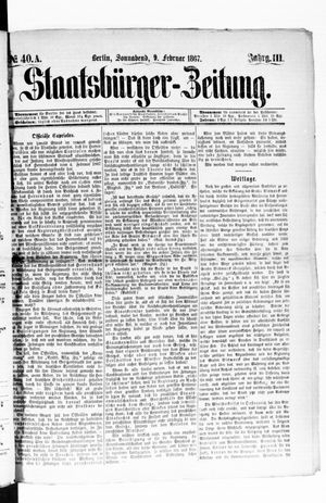 Staatsbürger-Zeitung vom 09.02.1867