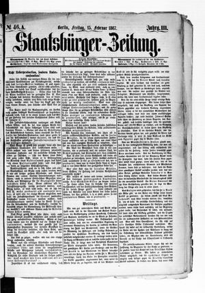 Staatsbürger-Zeitung on Feb 15, 1867