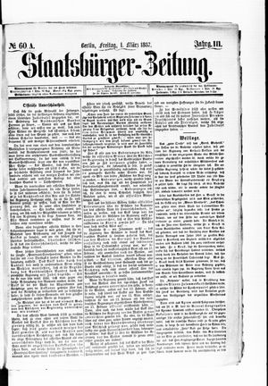 Staatsbürger-Zeitung vom 01.03.1867