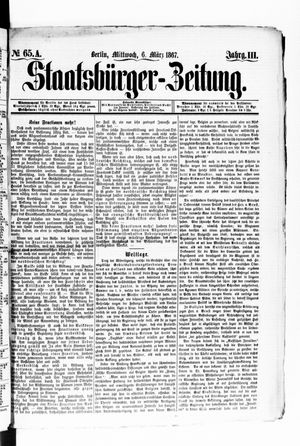 Staatsbürger-Zeitung vom 06.03.1867