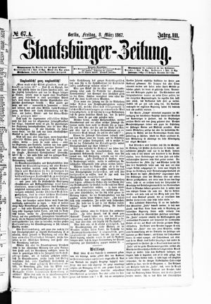 Staatsbürger-Zeitung vom 08.03.1867