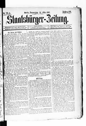 Staatsbürger-Zeitung vom 14.03.1867