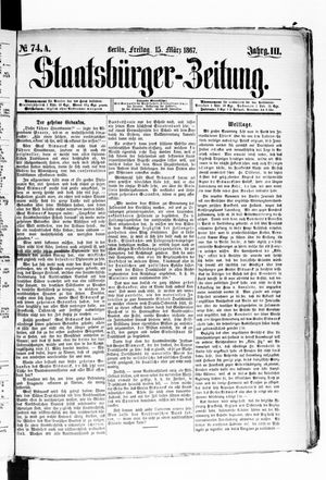 Staatsbürger-Zeitung on Mar 15, 1867