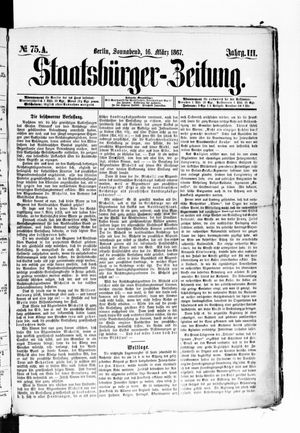 Staatsbürger-Zeitung on Mar 16, 1867