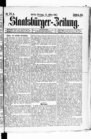 Staatsbürger-Zeitung vom 19.03.1867