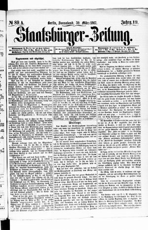 Staatsbürger-Zeitung vom 30.03.1867