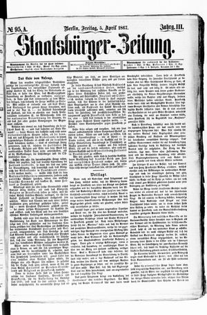 Staatsbürger-Zeitung on Apr 5, 1867