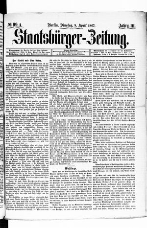 Staatsbürger-Zeitung on Apr 9, 1867