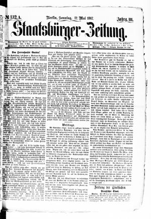 Staatsbürger-Zeitung vom 12.05.1867