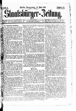 Staatsbürger-Zeitung vom 16.05.1867