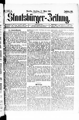 Staatsbürger-Zeitung on May 17, 1867