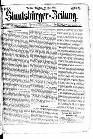 Staatsbürger-Zeitung vom 20.05.1867