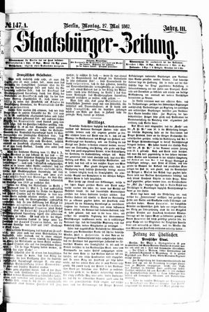 Staatsbürger-Zeitung vom 27.05.1867