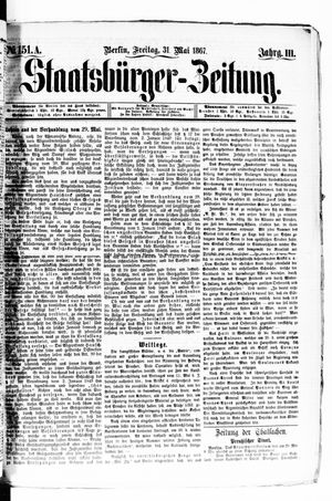 Staatsbürger-Zeitung vom 31.05.1867