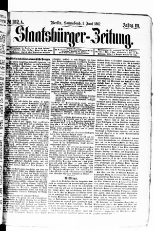 Staatsbürger-Zeitung vom 01.06.1867