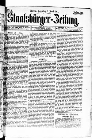 Staatsbürger-Zeitung on Jun 2, 1867