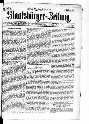 Staatsbürger-Zeitung on Jun 4, 1867