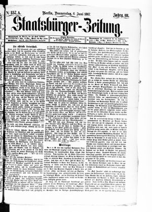 Staatsbürger-Zeitung vom 06.06.1867
