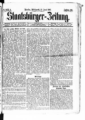 Staatsbürger-Zeitung on Jun 12, 1867