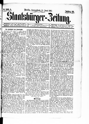 Staatsbürger-Zeitung vom 15.06.1867