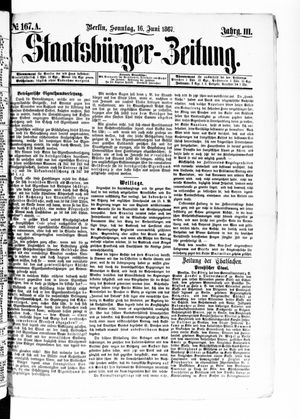 Staatsbürger-Zeitung vom 16.06.1867