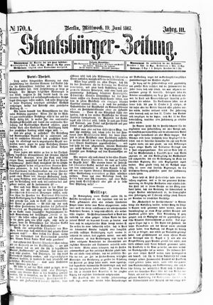 Staatsbürger-Zeitung vom 19.06.1867