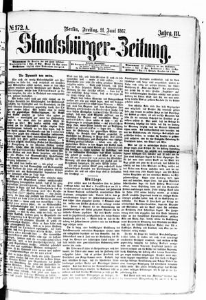 Staatsbürger-Zeitung vom 21.06.1867