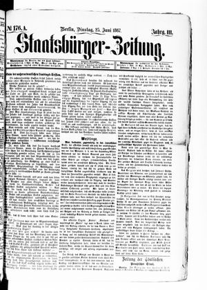 Staatsbürger-Zeitung vom 25.06.1867