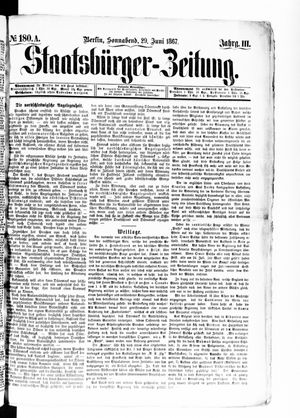 Staatsbürger-Zeitung on Jun 29, 1867