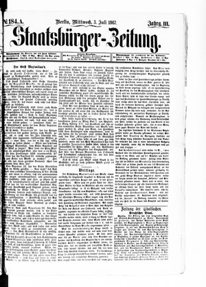 Staatsbürger-Zeitung vom 03.07.1867
