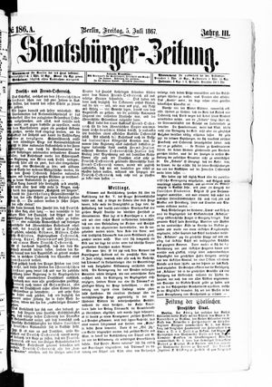 Staatsbürger-Zeitung vom 05.07.1867