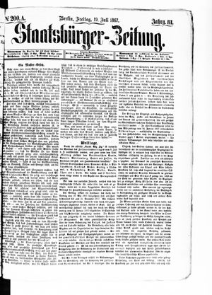 Staatsbürger-Zeitung vom 19.07.1867