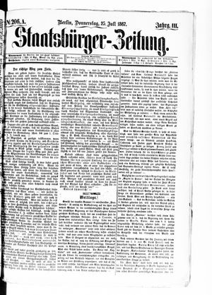 Staatsbürger-Zeitung vom 25.07.1867