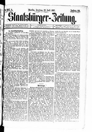 Staatsbürger-Zeitung vom 26.07.1867