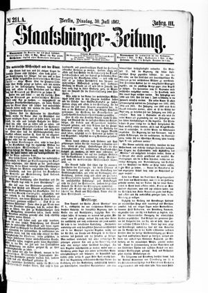 Staatsbürger-Zeitung vom 30.07.1867