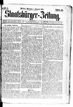 Staatsbürger-Zeitung vom 05.08.1867