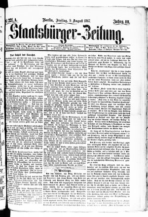 Staatsbürger-Zeitung vom 09.08.1867